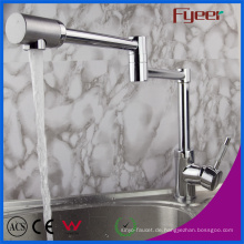 Fyeer Double Extension Arm Messing Spüle Wasserhahn